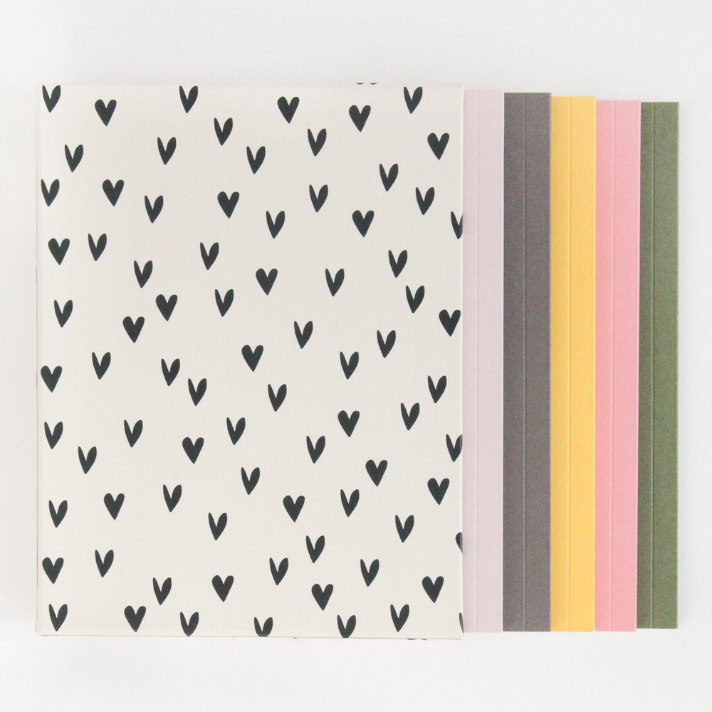 Set of 5 Boxed Coloured Notebooks By Caroline Gardner